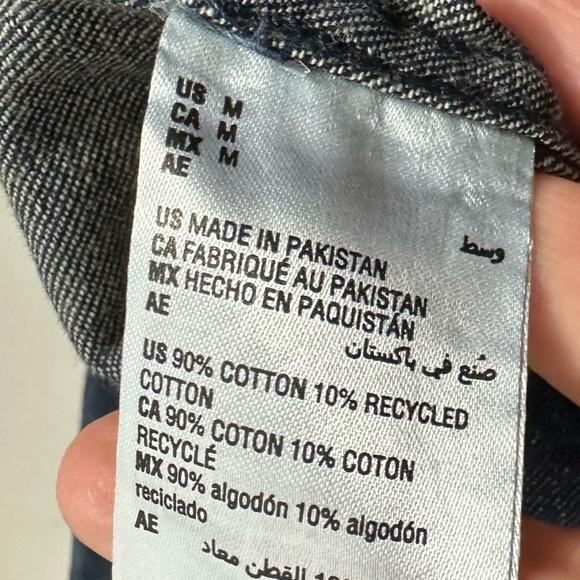 Mode of One Relaxed Fit Denim Shirt Macy’s - Picture 12 of 12